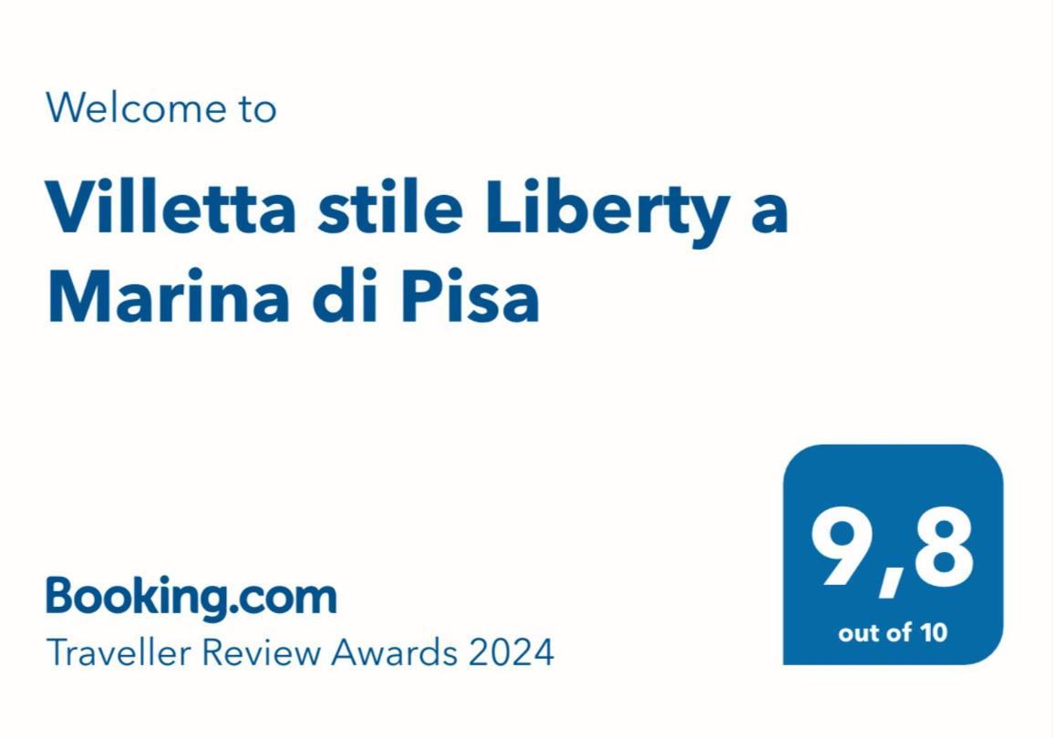 Villetta Stile Liberty A Marina Di Pisa Extérieur photo